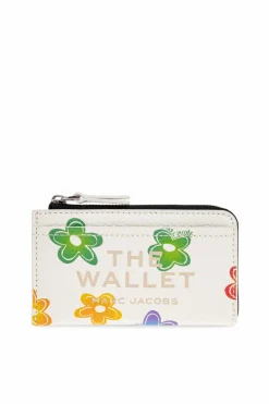 Marc Jacobs cream Card holder with print