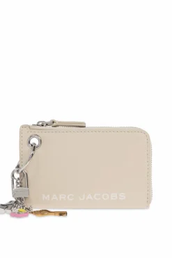 Marc Jacobs cream Leather case with keychain