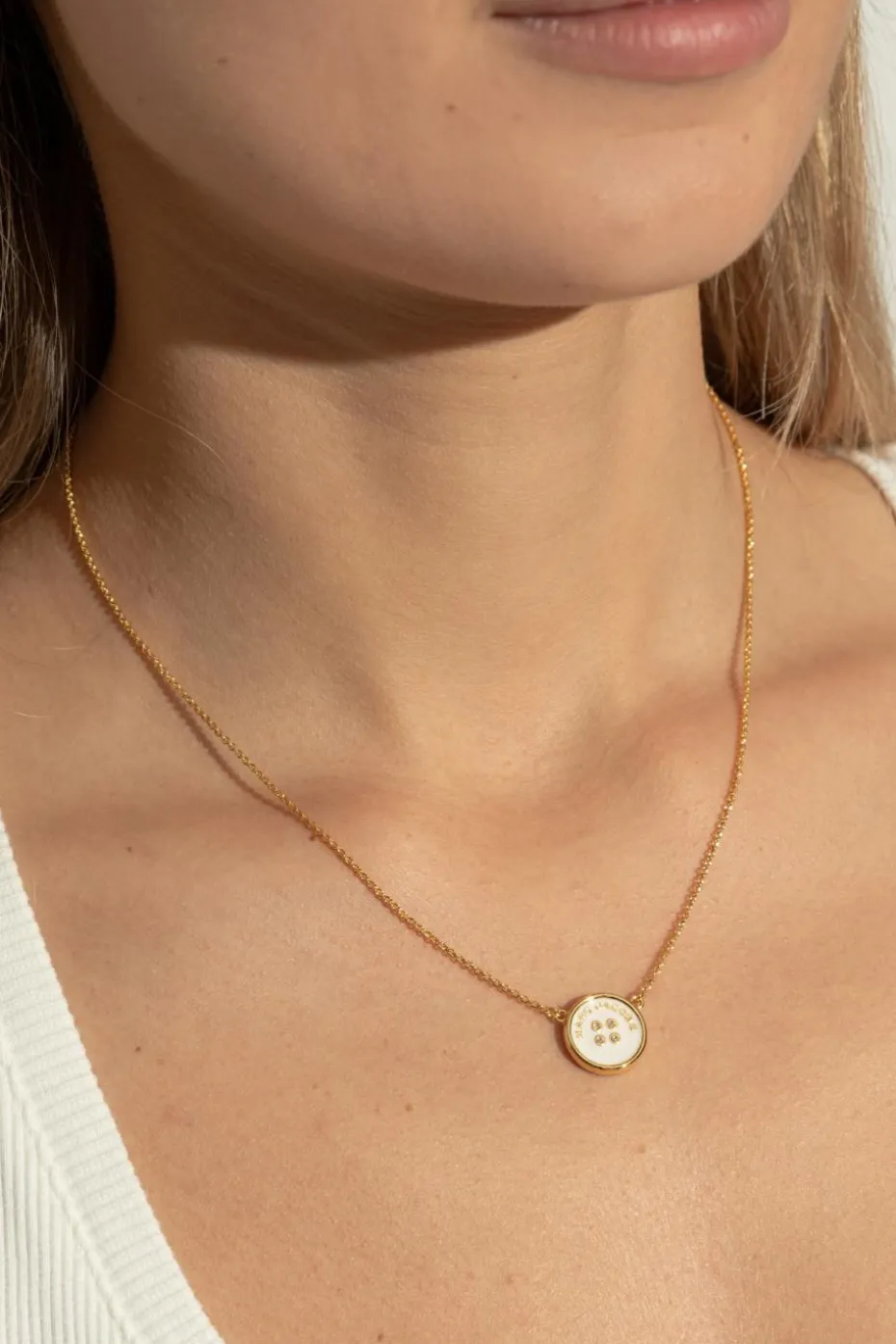 Marc Jacobs GOLD Brass Necklace