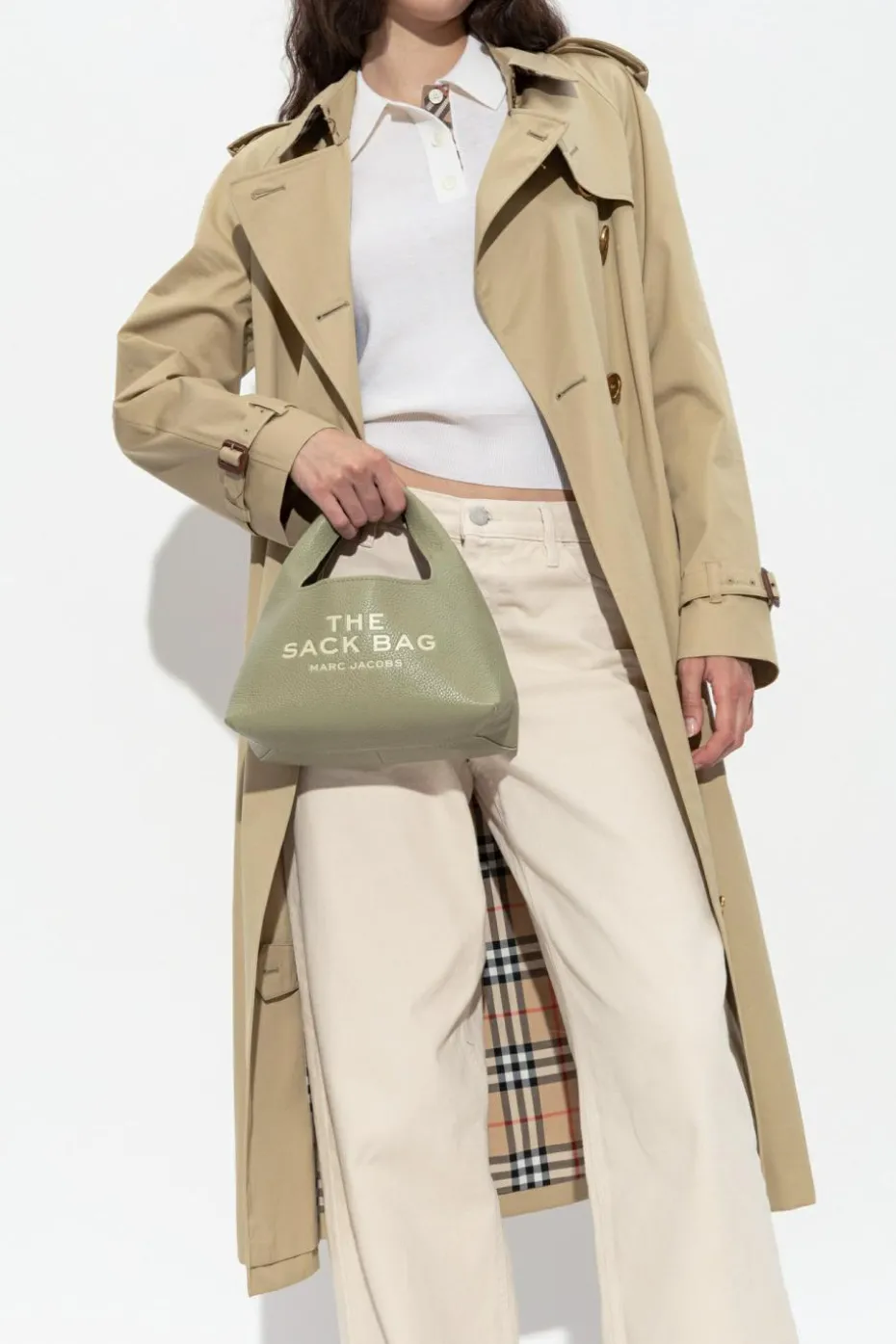 Marc Jacobs GREEN Handbag "The Mini Sack Bag"