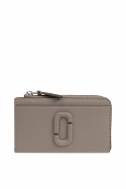 Marc Jacobs GREY Leather wallet ‘The J Marc’
