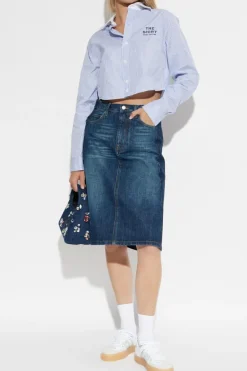 Marc Jacobs light blue Plaid pattern shirt