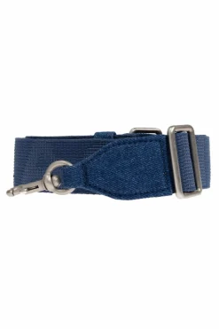 Marc Jacobs NAVY BLUE Handbag The Crystal Denim Crossbody Tote Bag