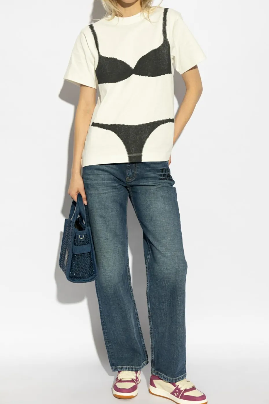 Marc Jacobs NAVY BLUE Jeans with logo