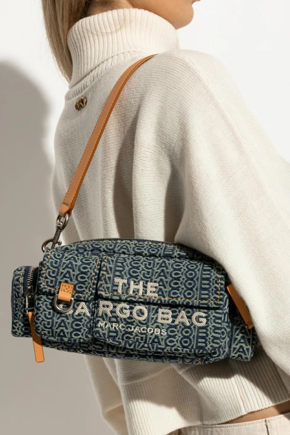 Marc Jacobs NAVY BLUE Shoulder bag `The Cargo Bag`