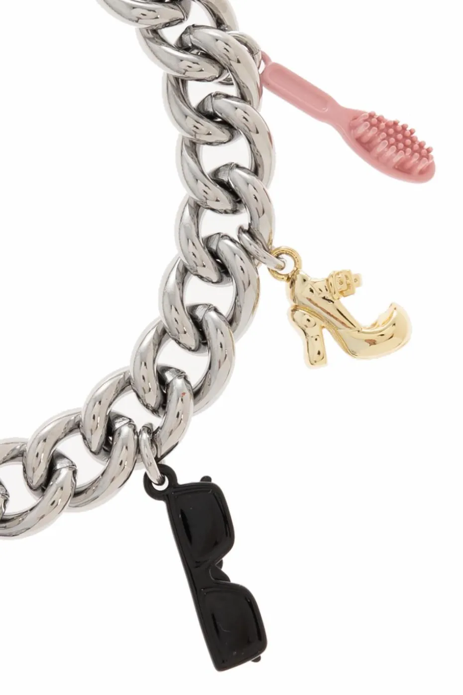 Marc Jacobs SILVER Bracelet with charms