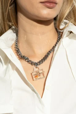 Marc Jacobs SILVER Necklace with pendant