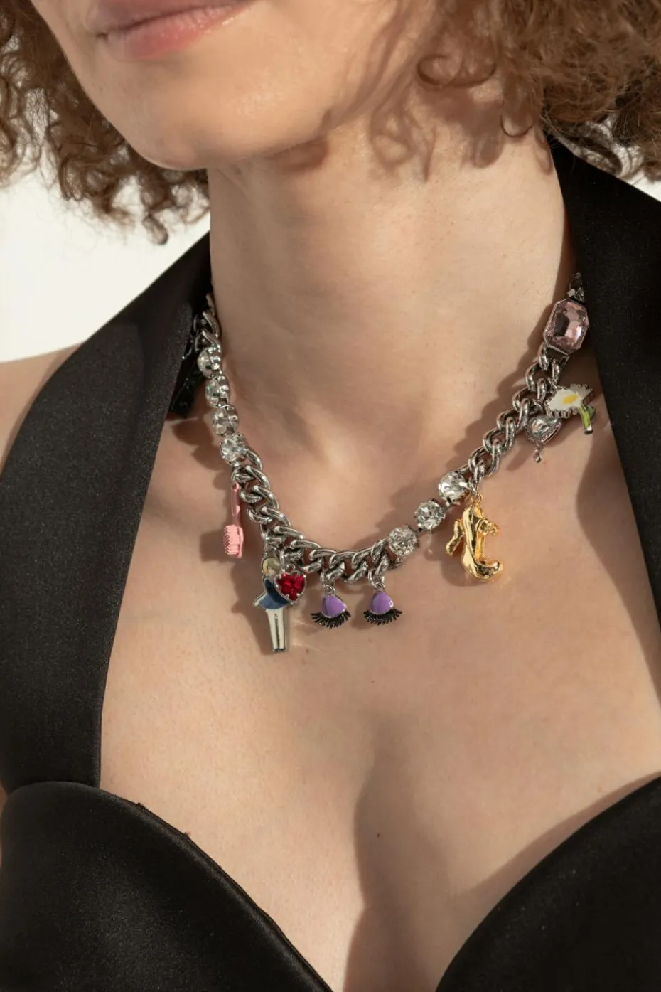 Marc Jacobs SILVER Necklace with pendants
