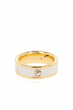 Marc Jacobs WHITE Ring with logo