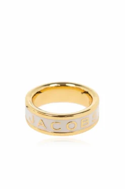 Marc Jacobs WHITE Ring with logo
