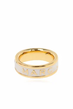 Marc Jacobs WHITE Ring with logo