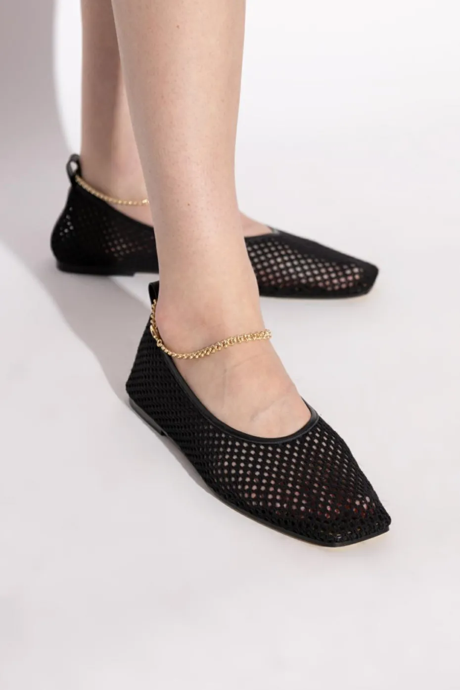 Maria Luca BLACK Lacework Ballet Flats