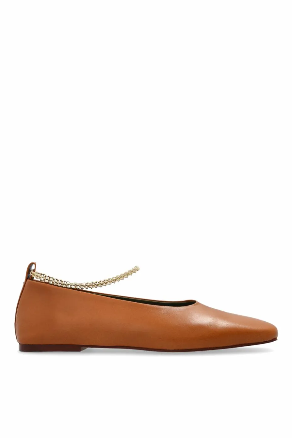 Maria Luca BROWN Leather ballet flats