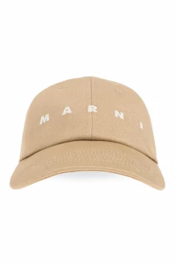 Marni beige Cap with logo