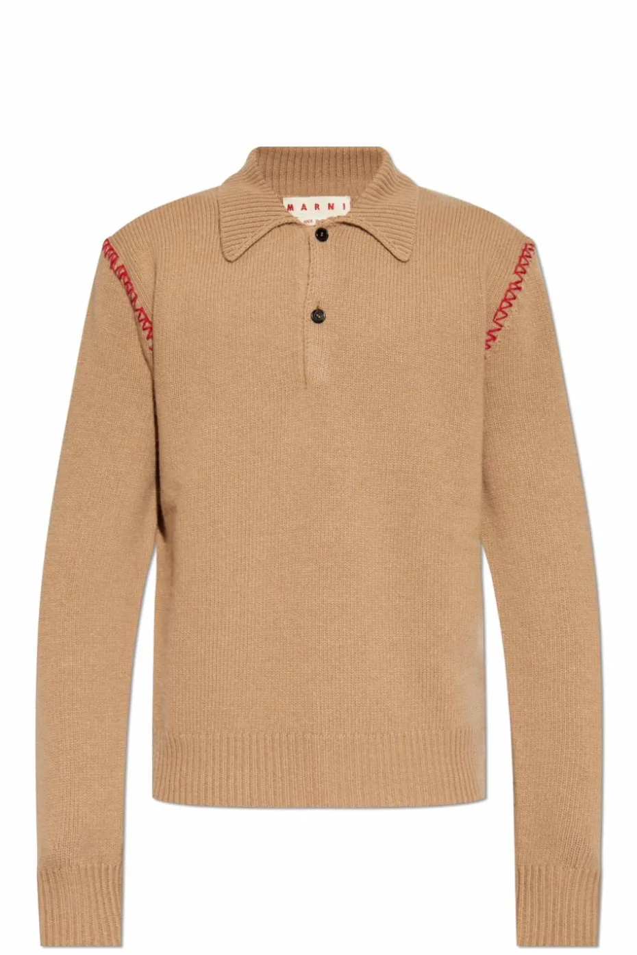 Marni beige Polo Sweater