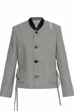 Marni BLACK Blazer with vintage effect