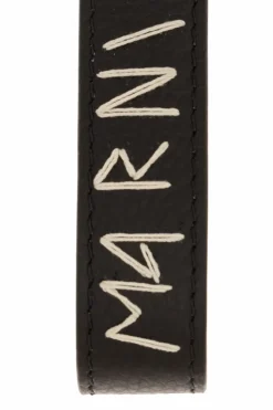 Marni BLACK Keyring with logo