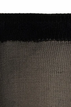 Marni BLACK Knee-high socks with logo