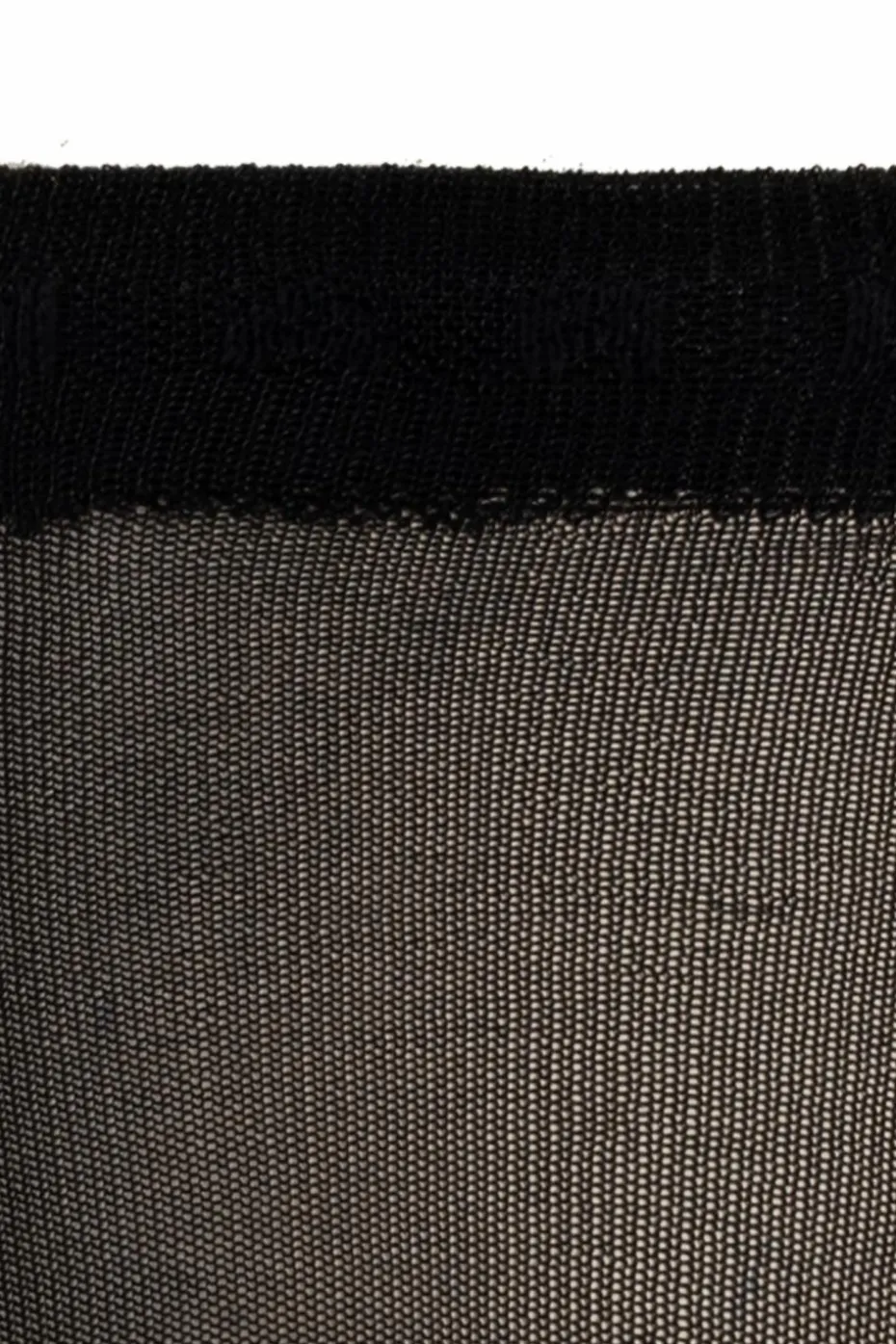 Marni BLACK Knee-high socks with logo