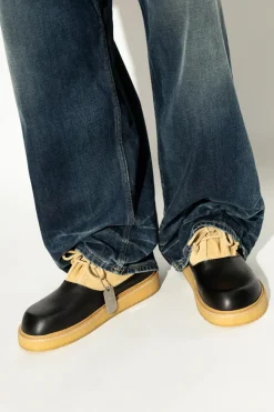 Marni BLACK Leather ankle boots