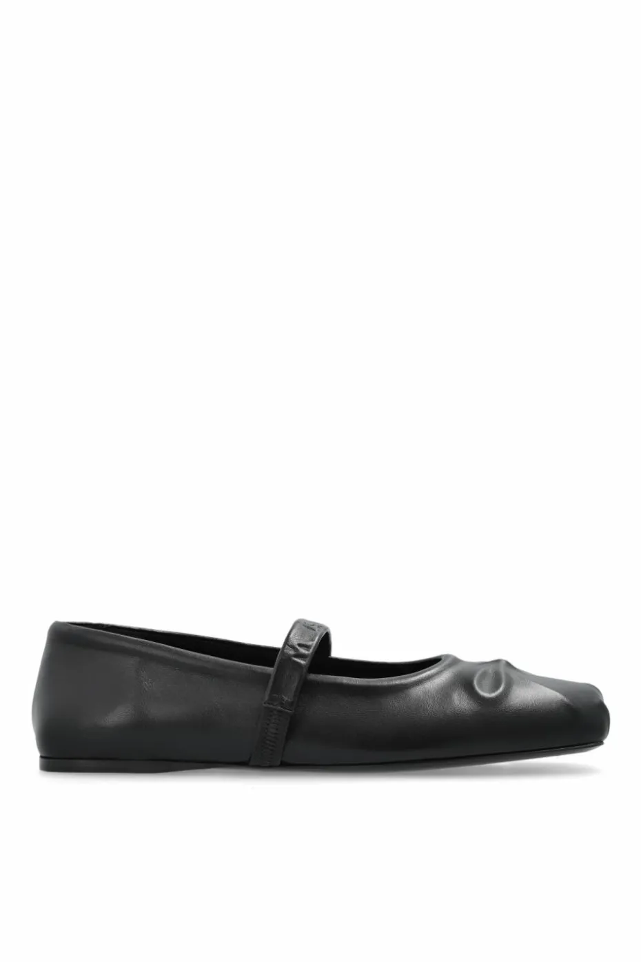Marni BLACK Leather Ballet Flats