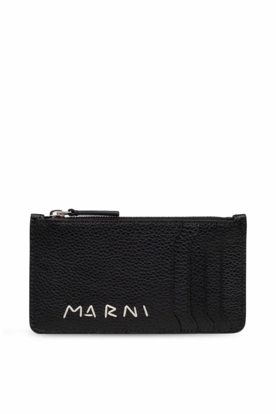 Marni BLACK Leather card holder