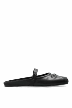Marni BLACK Leather slides