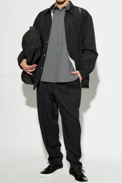 Marni BLACK Shirt with embroidery