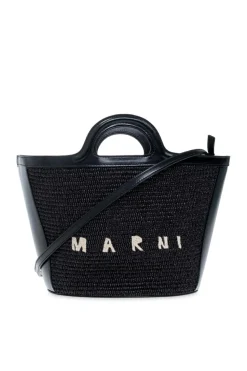 Marni BLACK ‘Tropicalia’ shopper bag