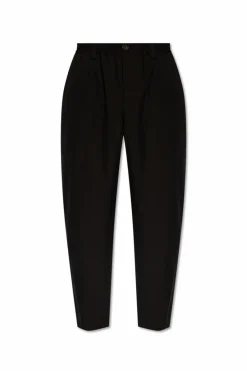 Marni BLACK Trousers in virgin wool