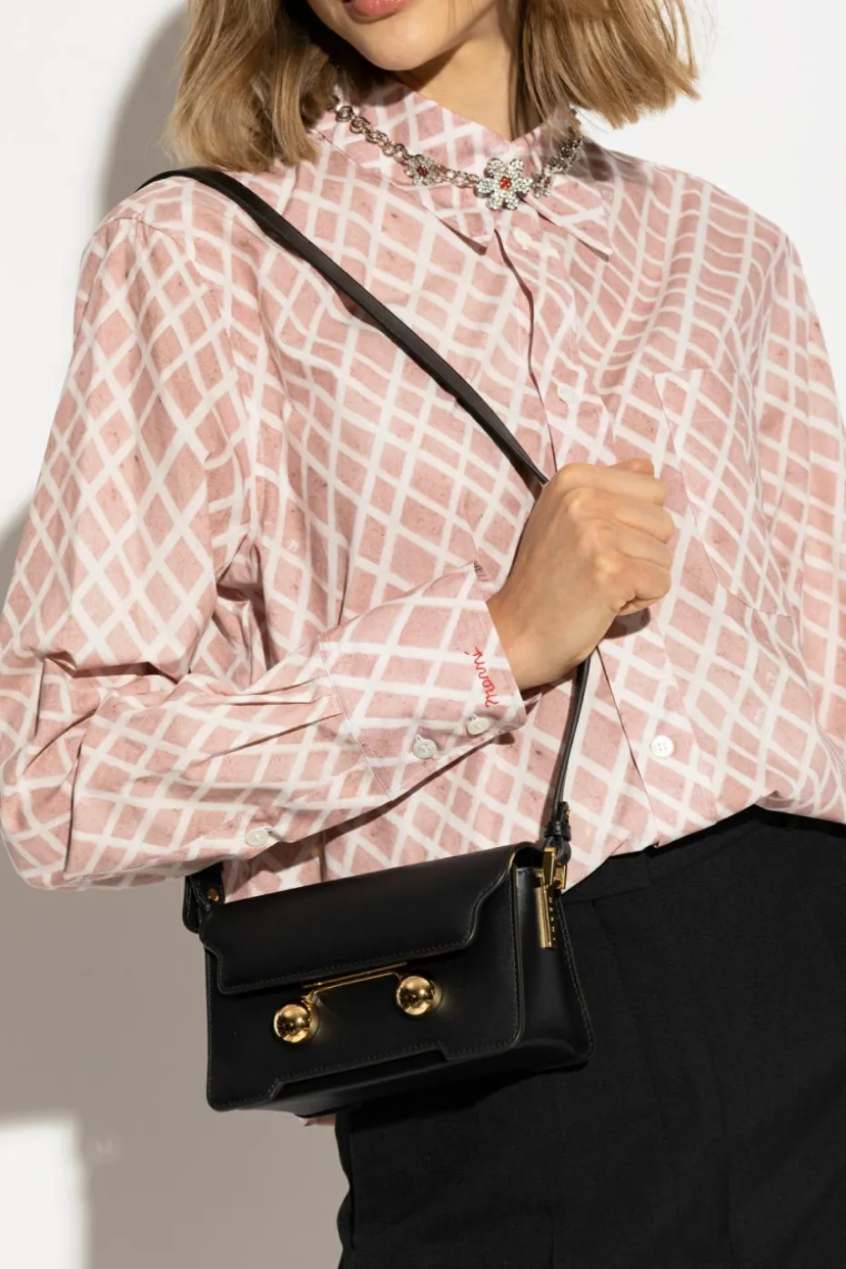 Marni BLACK Trunkaroo Mini shoulder bag