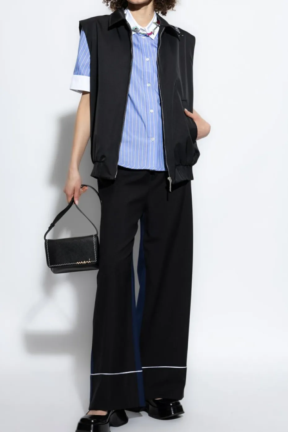 Marni BLACK Vest with logo