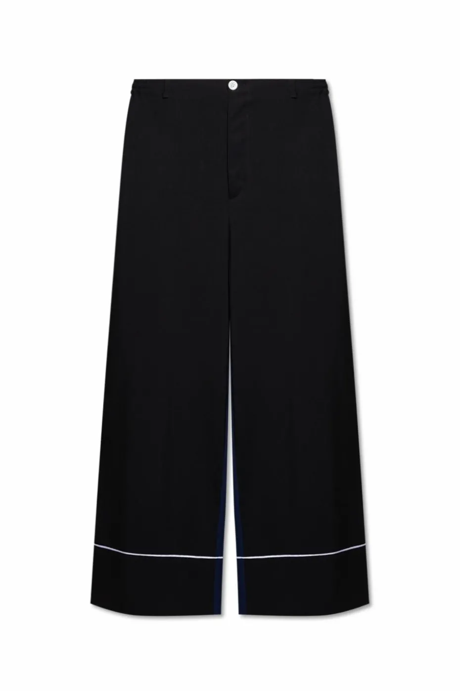 Marni BLACK Wool high-waisted pants