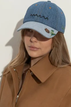 Marni BLUE Denim baseball cap