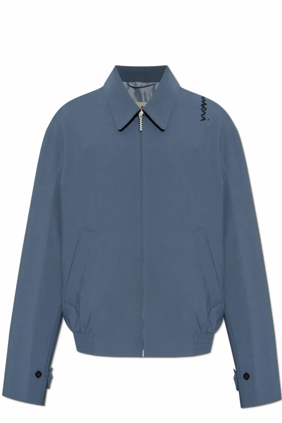 Marni BLUE Jacket with logo