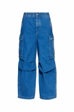 Marni BLUE Jeans in cargo style