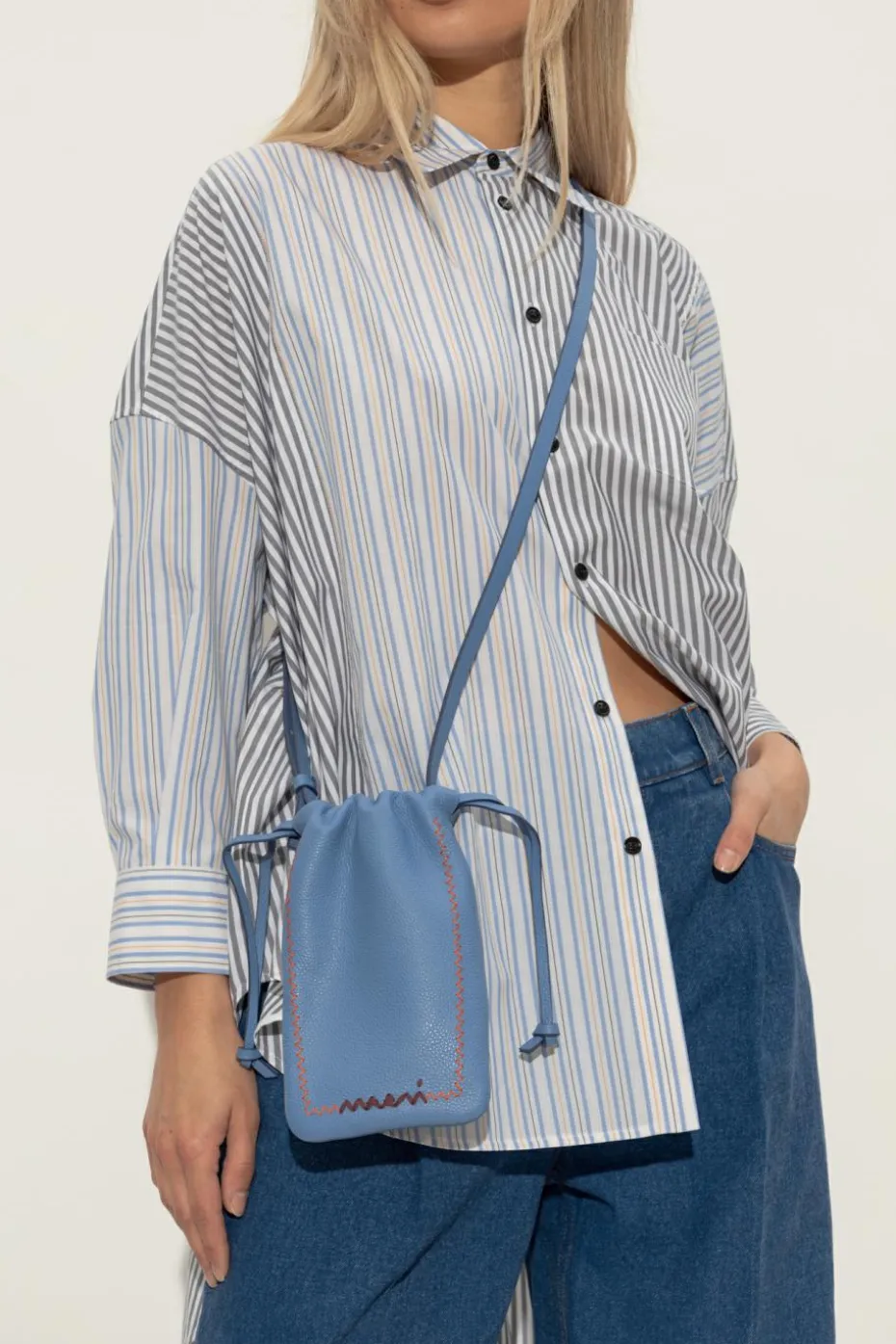 Marni BLUE Phone bag