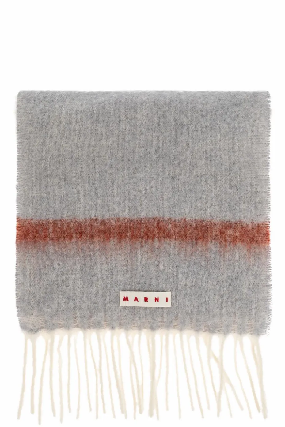 Marni BLUE Scarf with logo