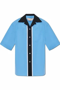 Marni BLUE Short sleeve shirt