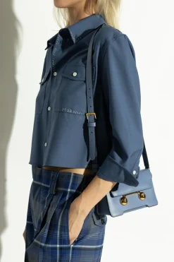 Marni BLUE Shoulder bag Trunkaroo Mini