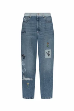Marni BLUE 'Wide leg' jeans