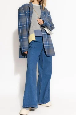 Marni BLUE Wide-leg jeans