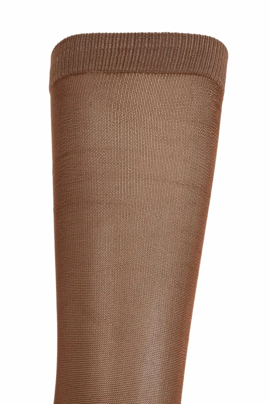 Marni BROWN Knee-high socks with logo