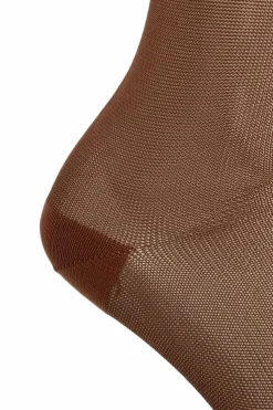 Marni BROWN Knee-high socks with logo