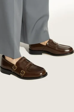 Marni BROWN Leather loafers