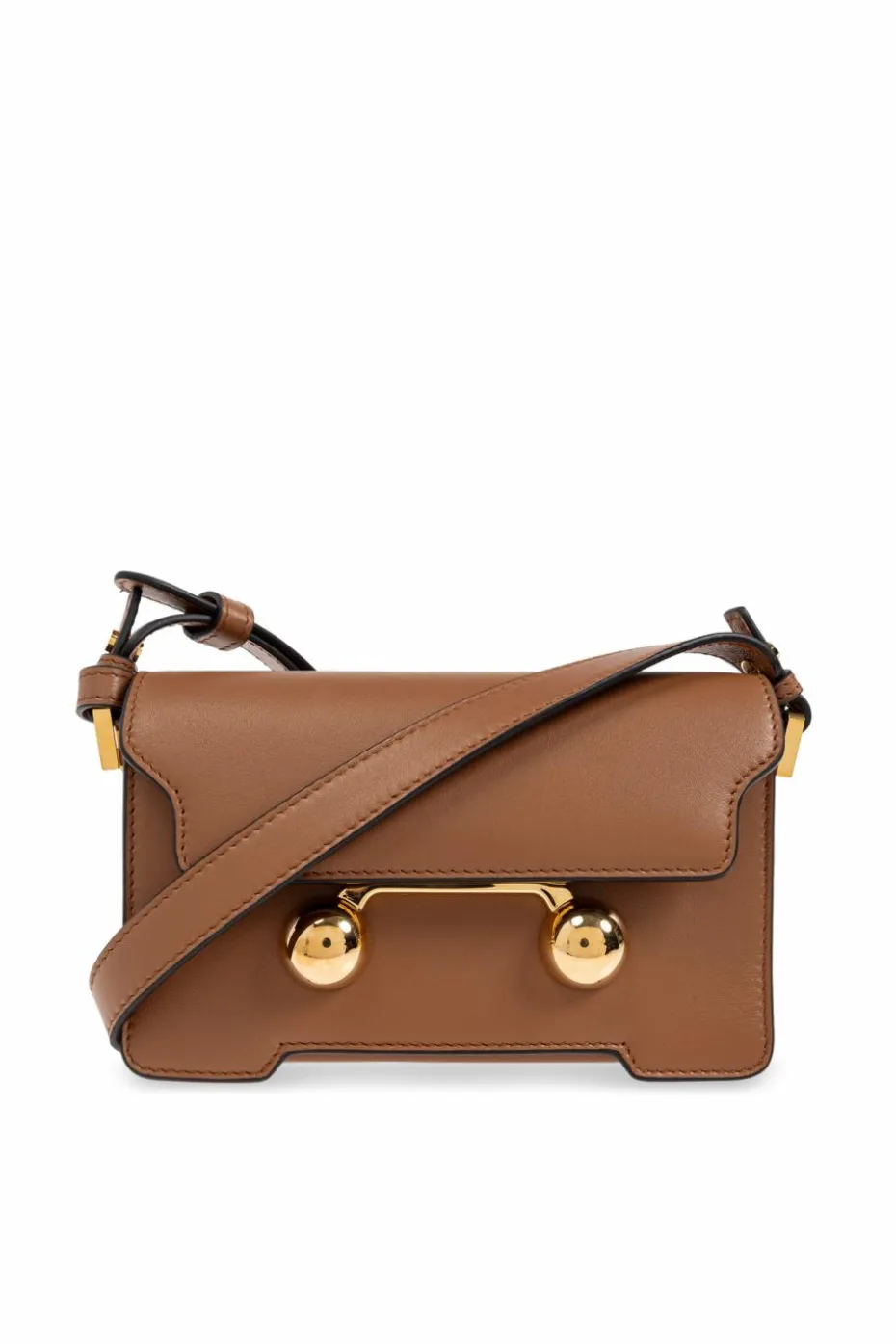 Marni BROWN Shoulder bag Trunkaroo Mini
