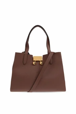 Marni BROWN 'Trunkaroo' shopper bag