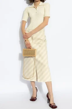 Marni cream Denim skirt