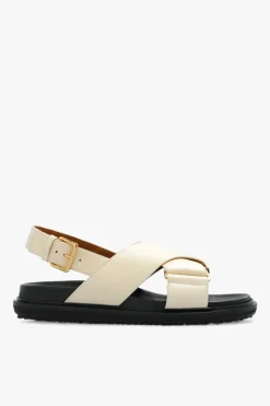 Marni cream ‘Fussbett’ sandals