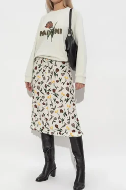 Marni cream Sweatshirt with logo